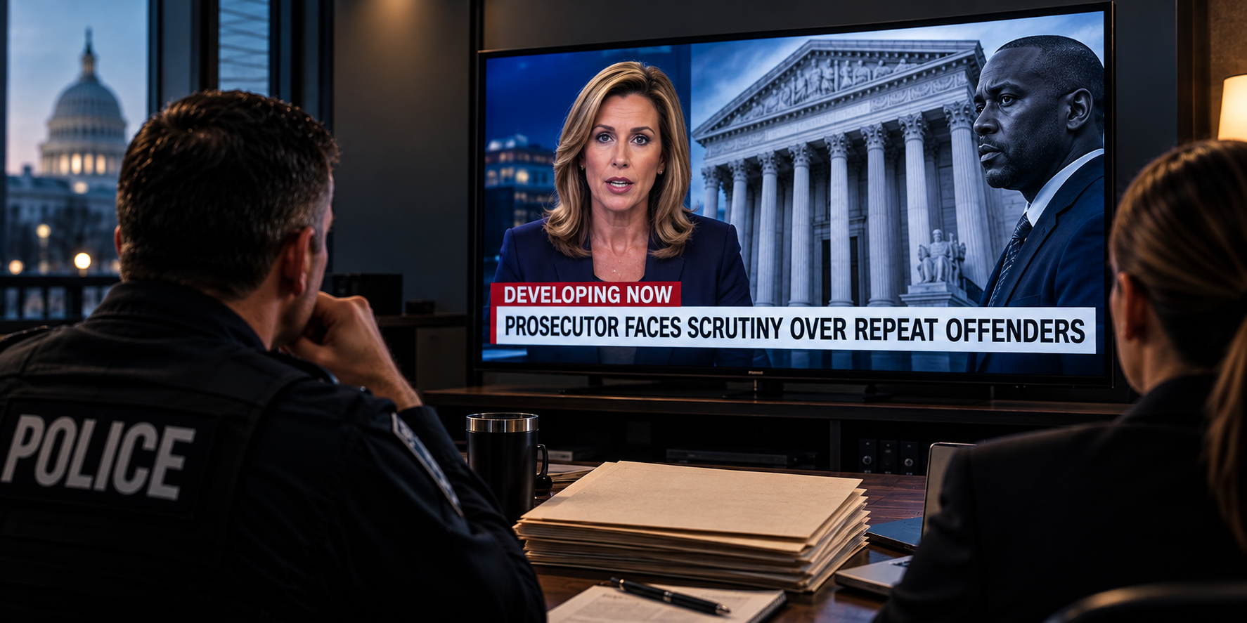 Investigators watching news coverage about prosecutor accountability